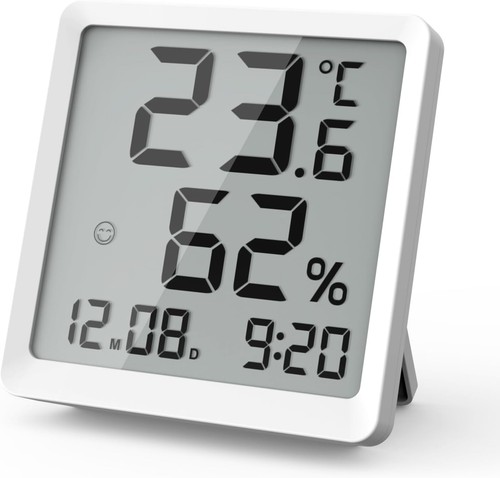 Digitale lcd wanduhr weiß - lcd-wanduhr,