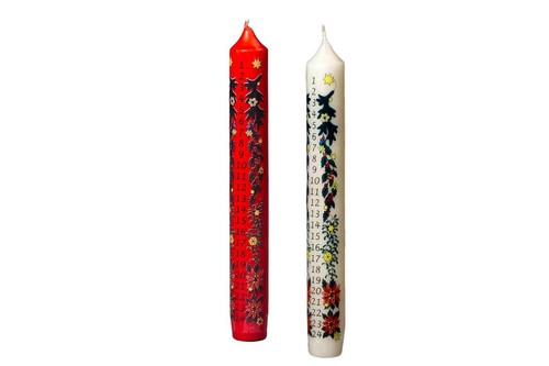 Kalenderkerze adventskerze - kalenderkerze,
