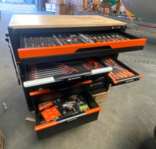 Werkzeugwagen Daewoo m. Inhalt Schubladenschrank Werkzeugschrank Bohrmaschine...