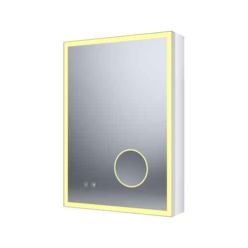 Alu spiegelschrank 50x70 - alu,
