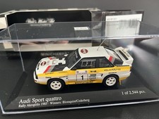 Minichamps Audi Sport quattro Rallye Akropolis 1985 Blomquist 1:43 OVP