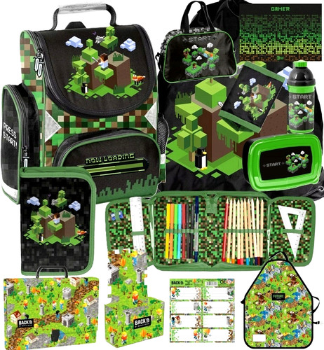 Minecraft schulranzen set - minecraft,