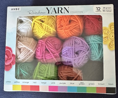 12x25 gramm regenbogenwolle - 12x25,