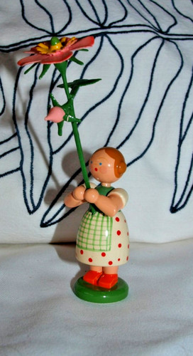 Blumenmädchen erzgebirgische - blumenmädchen,,