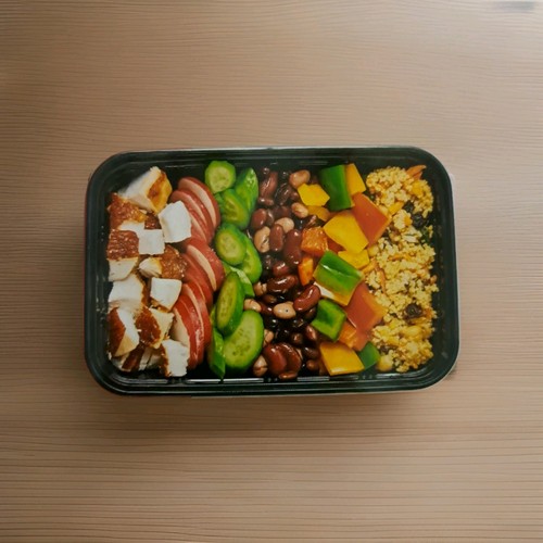 5er set meal prep boxen - prep, mit