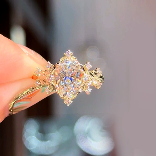 Diamantring für hochzeit 14k - diamantring,