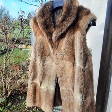 Pelzweste echt bisamwamme sehr schön gearbeitet sehr guter Zustand