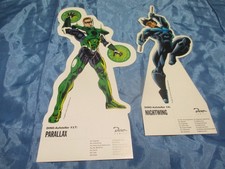 Comic Figuren , Nightwing , Parallax , Dino  Aufsteller  4 + 17 , DC  , TOP  Z 1