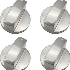 Gasherd knopf set 6mm silber - set,