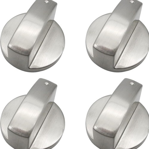 Gasherd knopf set 6mm silber - 6mm,
