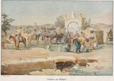 Gallipoli 1915 Brunnen Dardanellen Türkei Gelibolu 1. Weltkrieg Kunstdruck