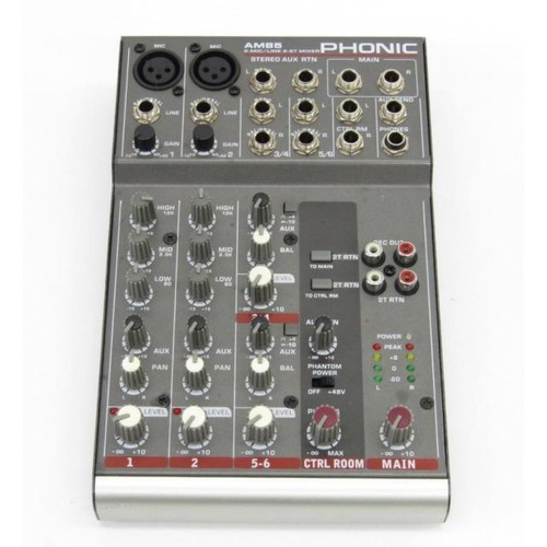 Phonic am85 analog mixer - analog,