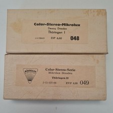 3D Color-Stereo-Serie Thüringen I & II / 20 Color-Raumbild-Dias 