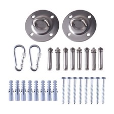 2X Deckenhaken Deckenhalterung Boxsack 400KG Hängesessel Premium Schwerlast