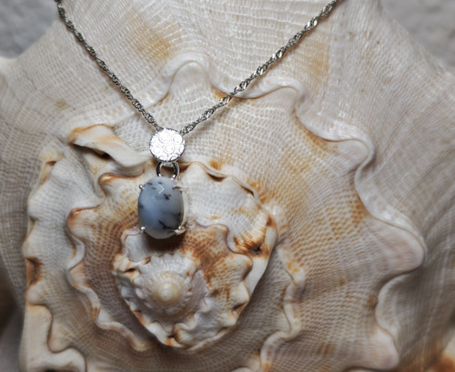 Anhänger dendriten opal - dendriten,