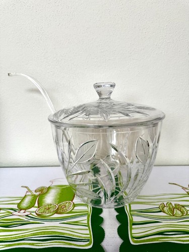 Kristallglas bowle set - kristallglas,