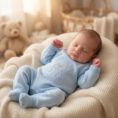 Blau teddy baby - blau,
