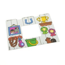 1x Lego Duplo Wand Tapete