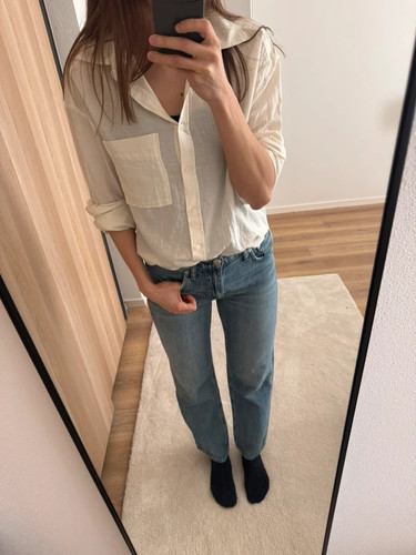 Closed hemd bluse - bluse, weiß