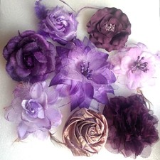 8x HAARBLUME Ansteckblume