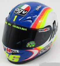 AGV Helm Valentino Rossi Minichamps 1:2 Moto Gp Sepang 2005