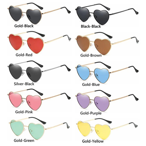 Herzförmige sonnenbrille - herzförmige,