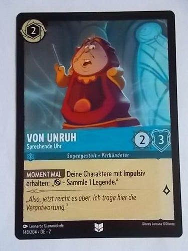 Disney lorcana karte aufstieg - disney,