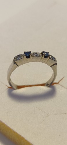 Ring saphir brillant gold - ring, 52