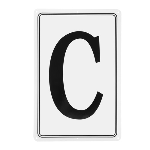 Aluminium-Buchstabenschild