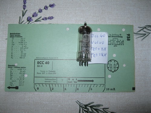Röhre valvo ecc40 - 1x,