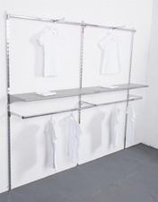 Wandregal 250 cm breit Regalsystem Systemregal Regal Ladeneinrichtung 