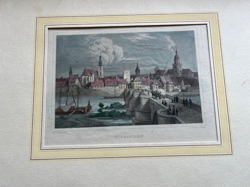 Kitzingen original stahlstich - kitzingen,
