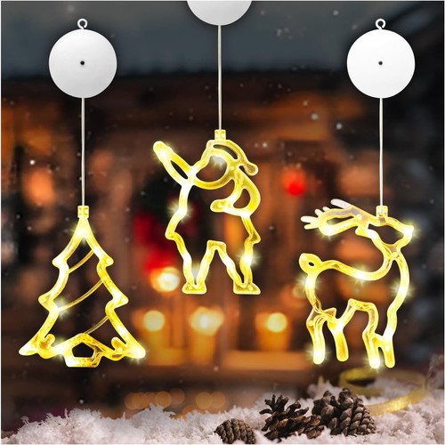 3er set led weihnachtsdeko - set,