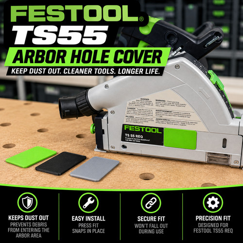 Arbor hole dust - cover, for
