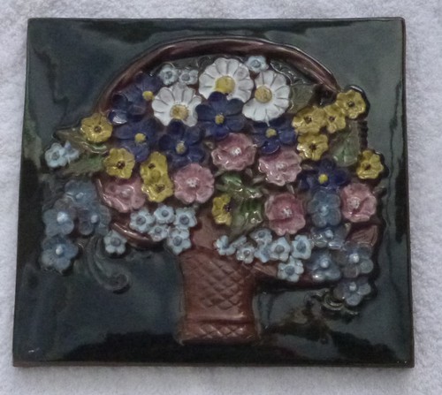Bild blumenbouquet korb - korb, mit