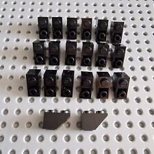 LEGO Schrägstein Dachstein Negativ 20 stk Schwarz 1x2 Black Slope Brick 3665 R3