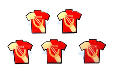 5x FC Energie Cottbus Pin