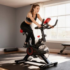 HOMCOM Indoor Cycling Bike Trainer Home Gym Fahrradtrainer Fitnessfahrrad