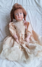 Porzellankopf Puppe Kämmerer & Reinhardt 114 Gretchen, 52 cm, Replica,