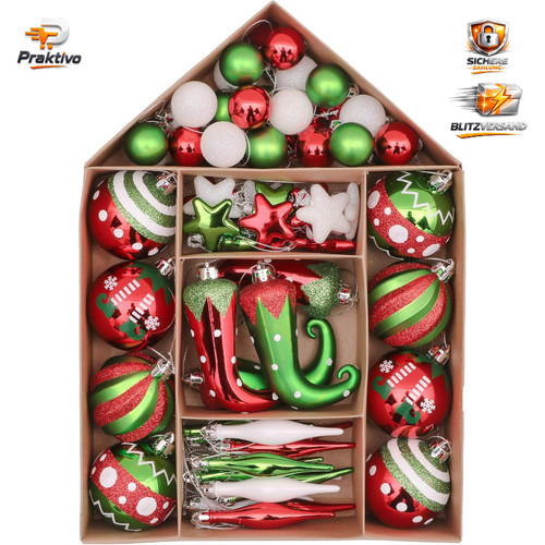 Weihnachtskugeln 70tlg