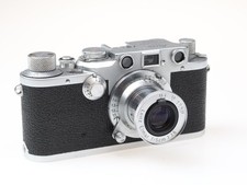 Leica IIc conversion to Umbau zu Leica IIIF Kamera Elmar 50mm f3.5 lens Leitz...