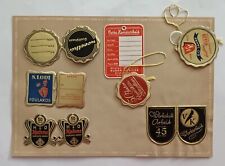 Siegelmarken, Etiketten