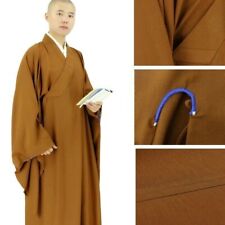 Herren Shaolin Buddhistischer Mönch Kleid Meditation Haiqing Gewand Kung Fu Anzug Unisex