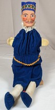 Kasper blau, Original Hohnsteiner Handspielpuppe 9-er Kopf