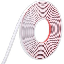 Zierleiste selbstklebend 10m Weiß Wand Decke Boden Fliesen Kanten