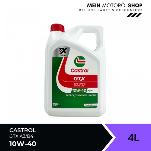 Castrol gtx 10w b4 vw - gtx, 10w-40