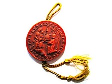 Wachsmedaille  Stadtsiegel Aachen