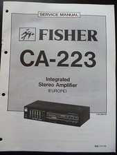 Original Service Manual Fisher