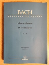 BACH - ST JOHN PASSION - VOCAL