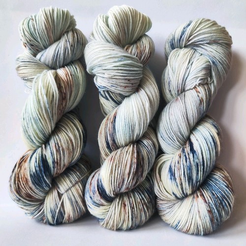 Handgefärbte sockenwolle 100g - sockenwolle,